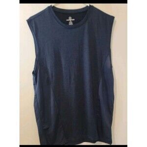 Real Essentials Mens Navy Blue Tank Size M